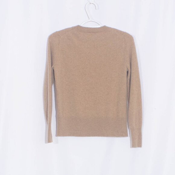 J. CREW Classic Fit Cashmere Sweater in Heather Camel Size S - Picture 5 of 8